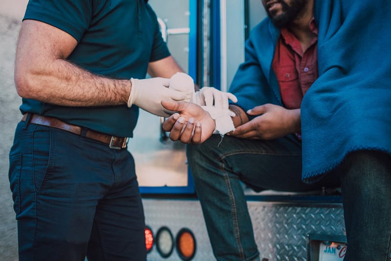 How to treat an Open wound?